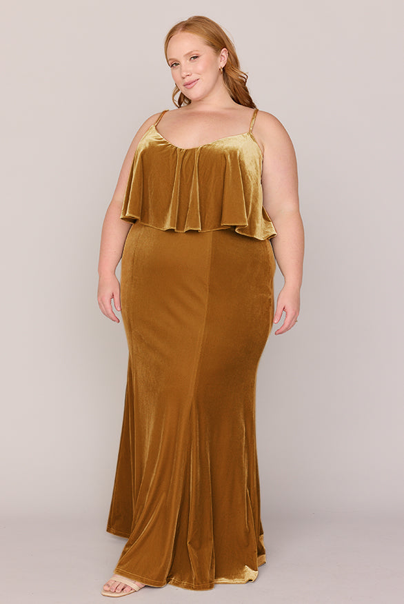 Riley Convertible Velvet Dress