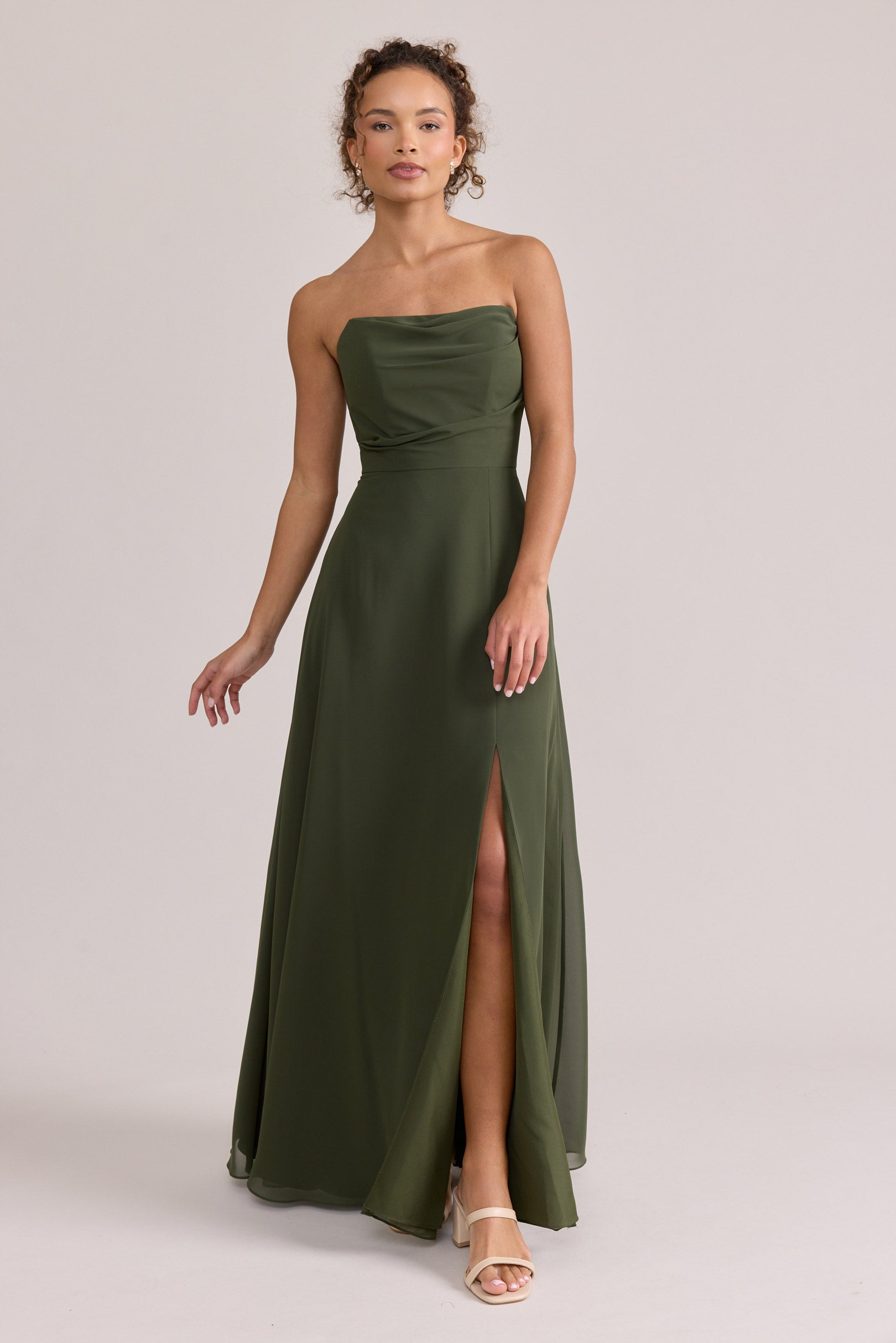 slim fit dress slacks Women's Olive Dress Light Khaki Green