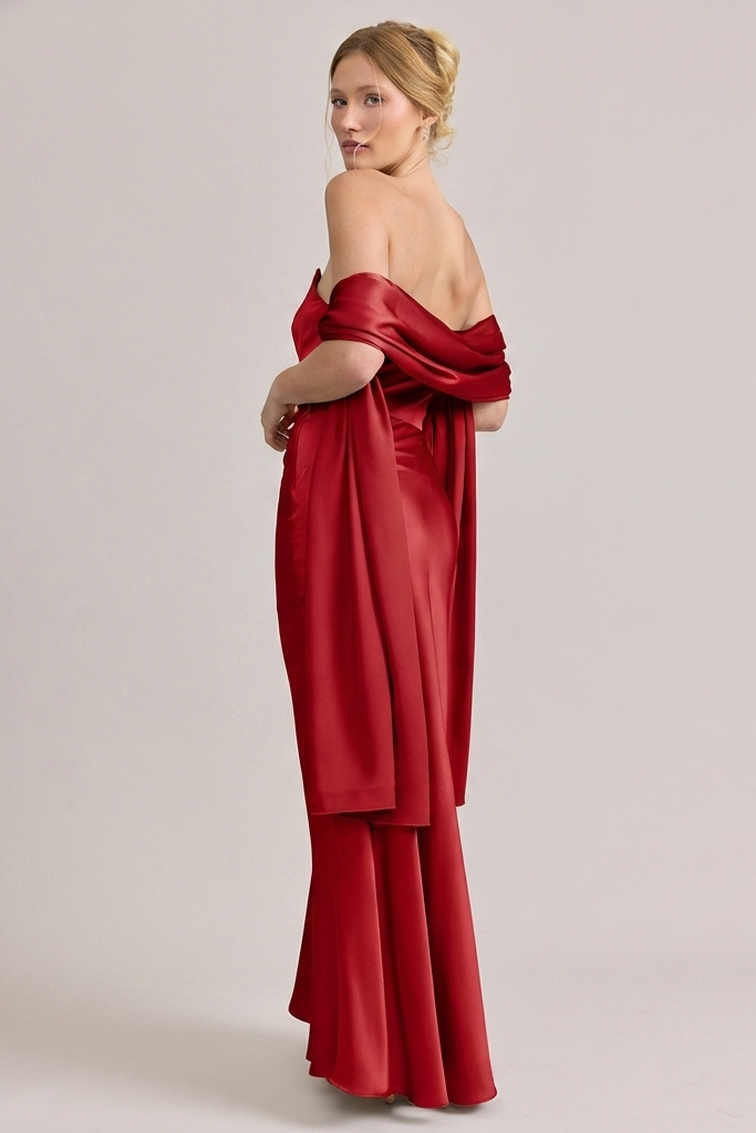Satin Shawl | Made To Order Gold Champagne