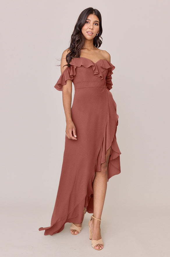 Scarlet Chiffon Dress Scarlet Chiffon Dress