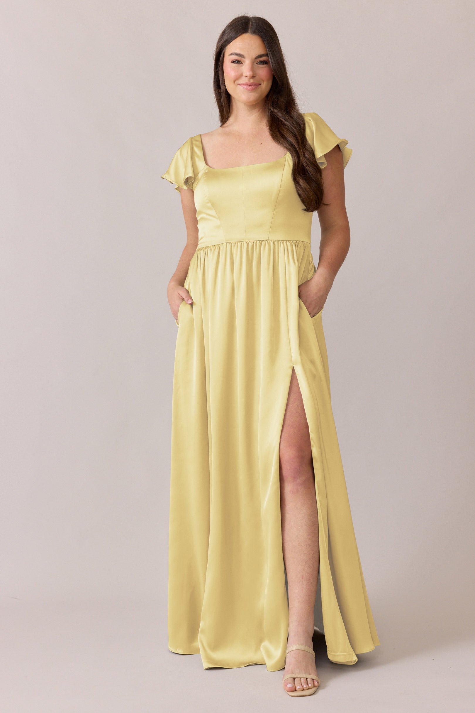 women's selma off shoulder maxi dress Selma Satin Dress