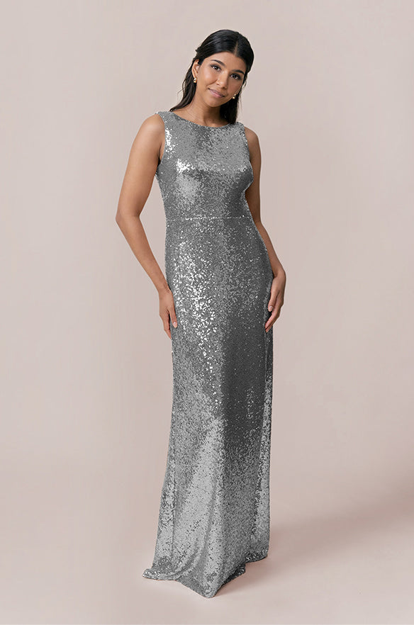 serena sequin mesh mermaid dress Serena Sequin Mesh Mermaid Dress