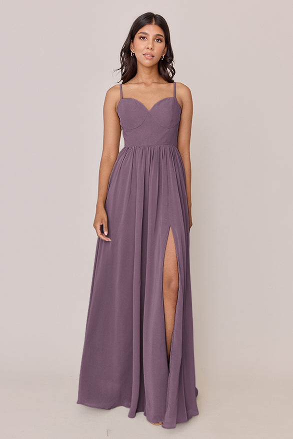 Serenity Chiffon Dress | Made To Order Romantic Blue Serenity Chiffon Dress | Made To Order Romantic Blue