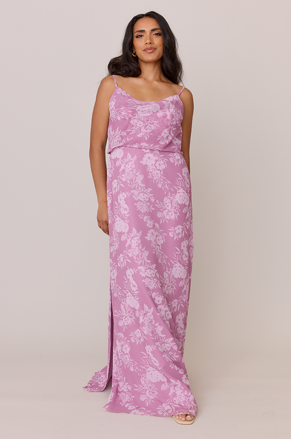 Skye Chiffon Floral Print Dress