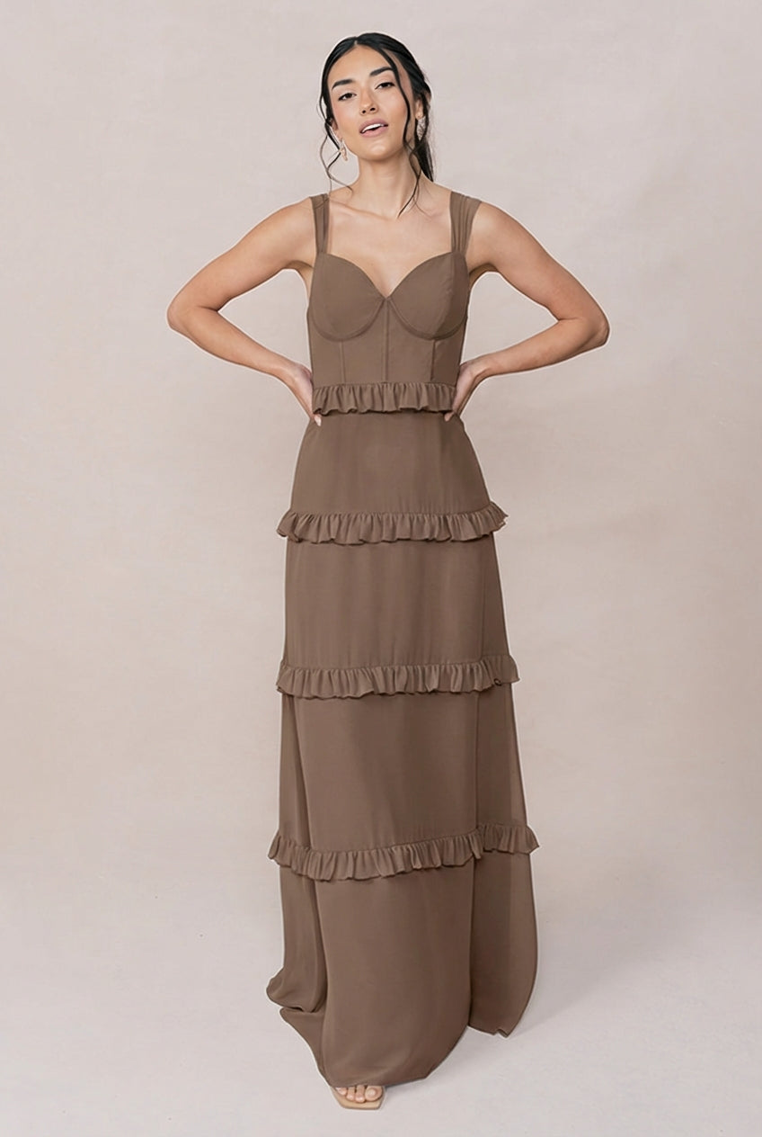 sloane chiffon dress Sloane Luxe Chiffon Dress