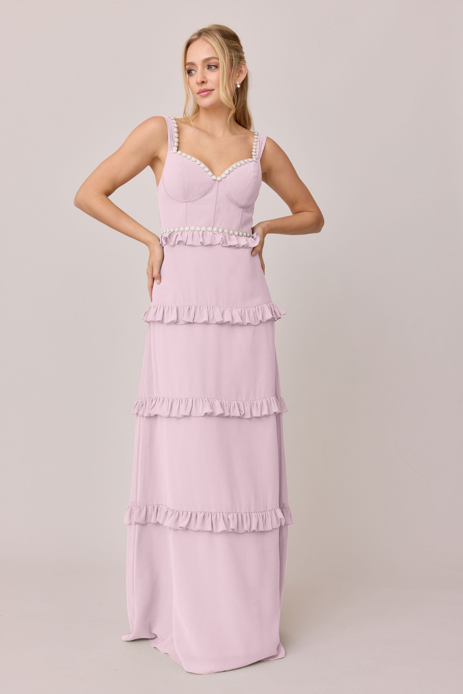 Sloane Luxe Chiffon Dress