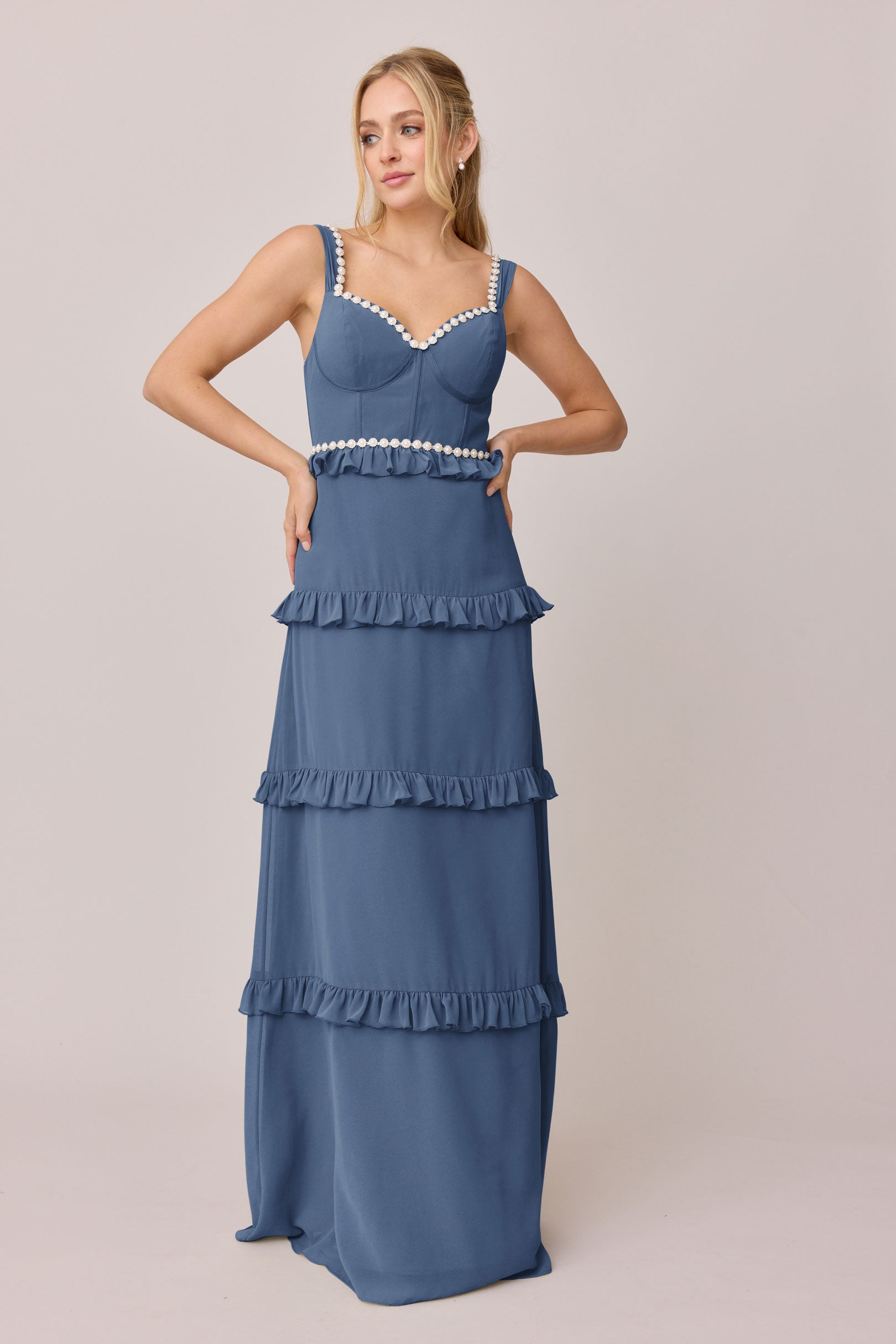 Sloane Luxe Chiffon Dress