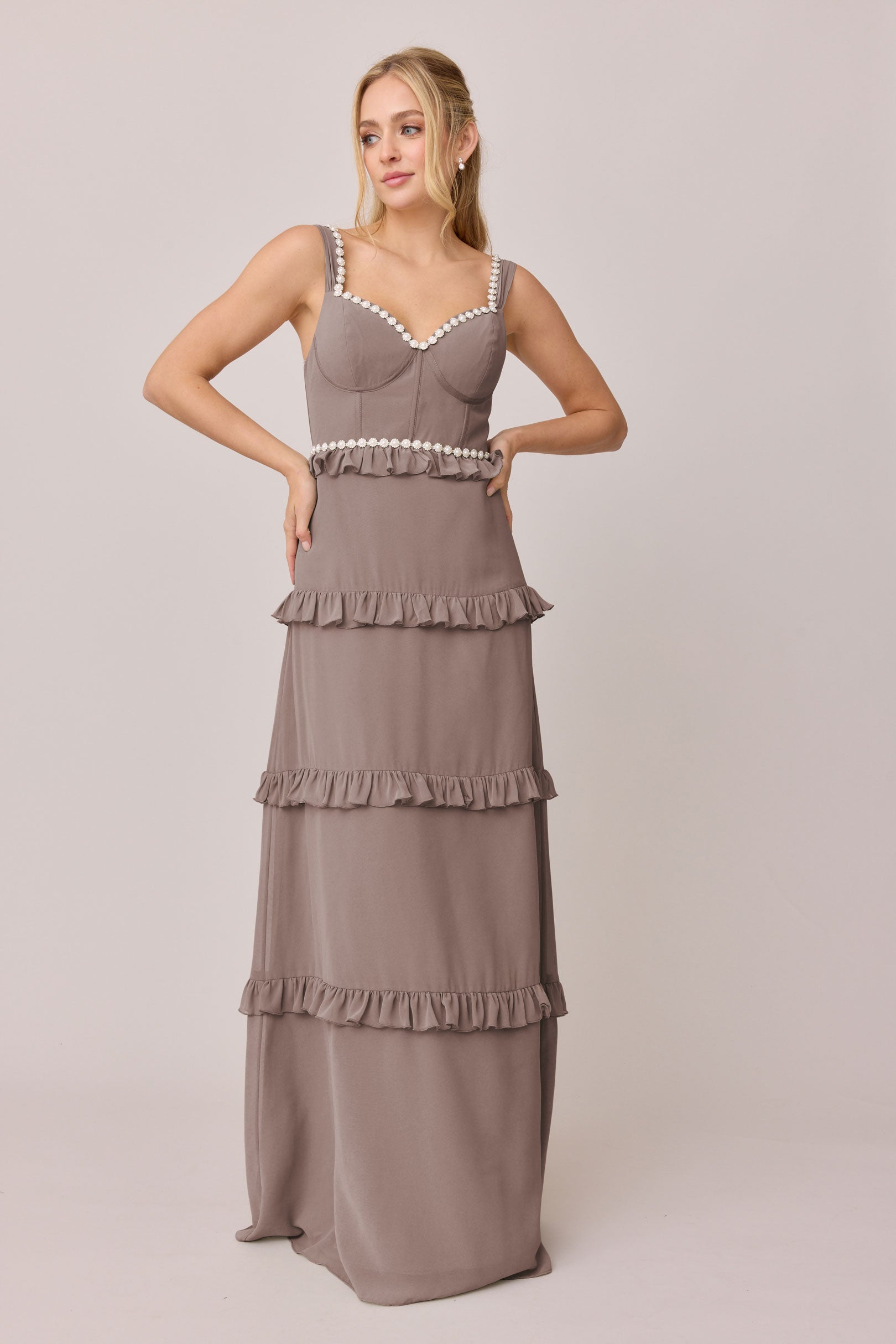 Sloane Luxe Chiffon Dress
