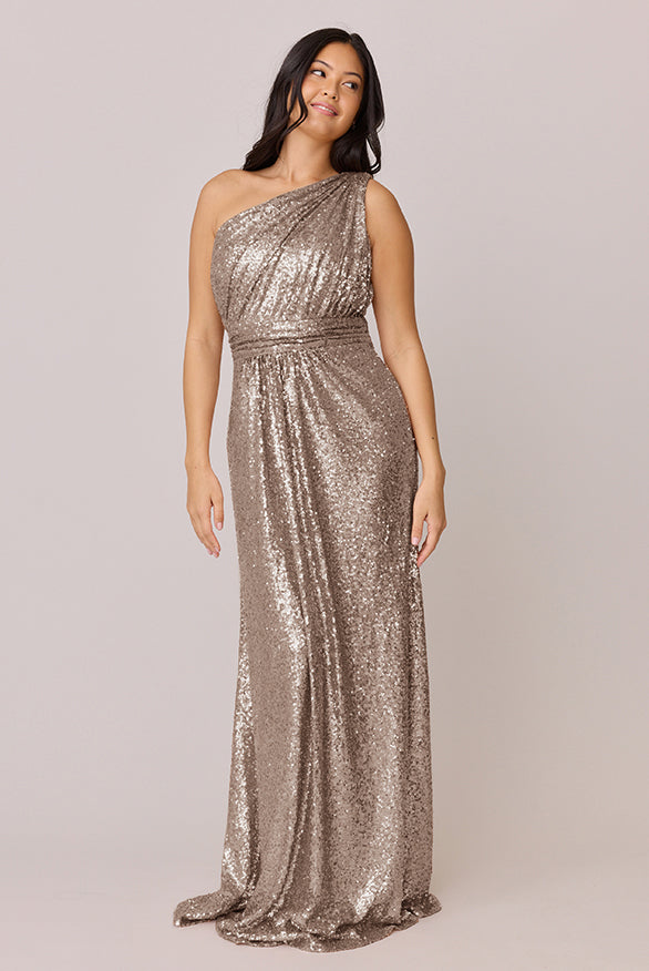 Starla Sequin Dress | Made to Order Matte Bronze Starla Sequin Dress | Made to Order Matte Bronze