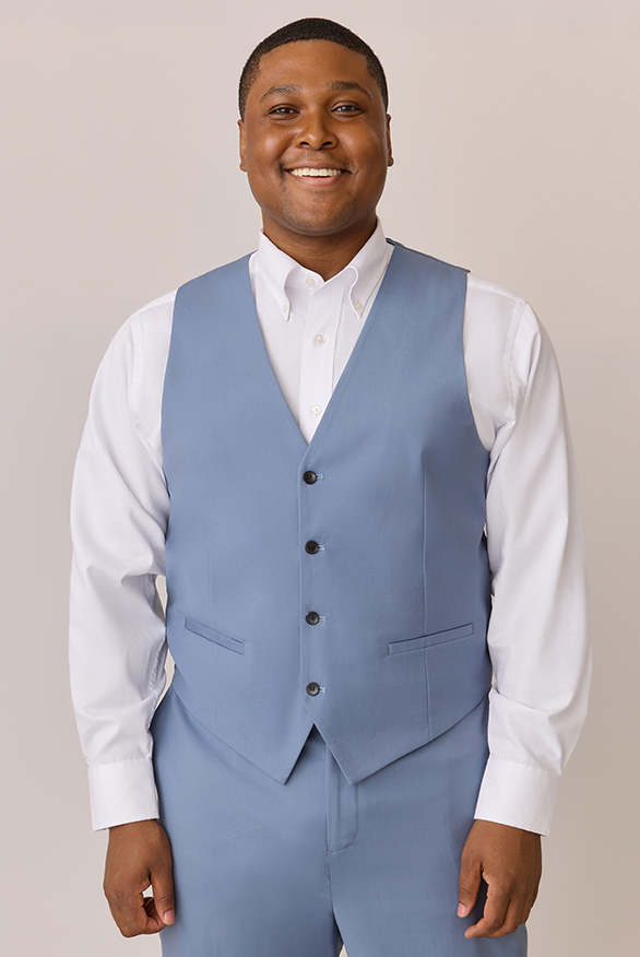 Steel Blue Vest - Main Image