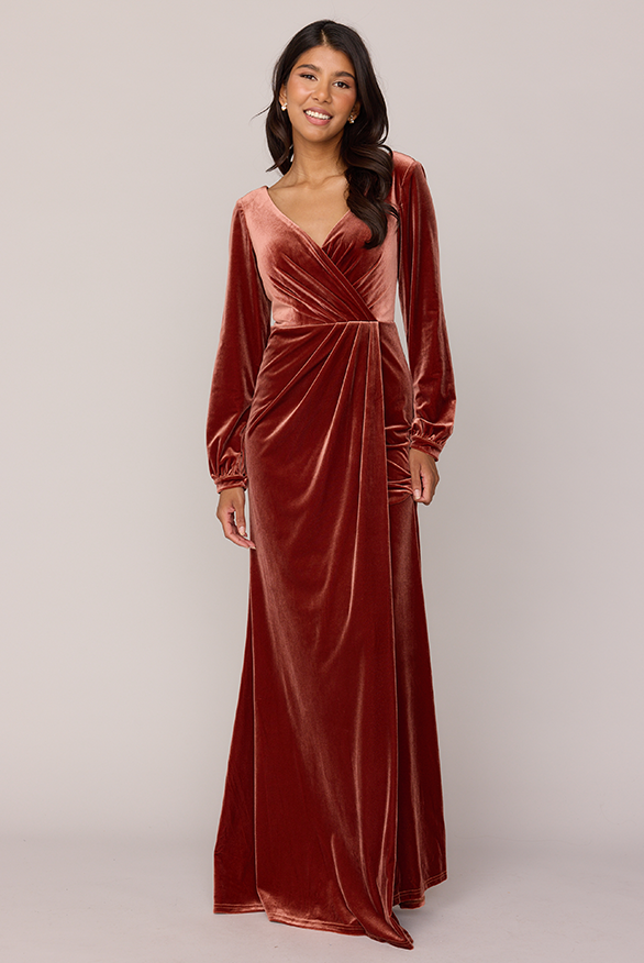 Vera Velvet Dress - Main Image