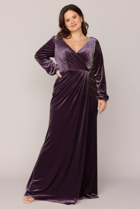 Vera Velvet Dress | Made To Order Mahogany