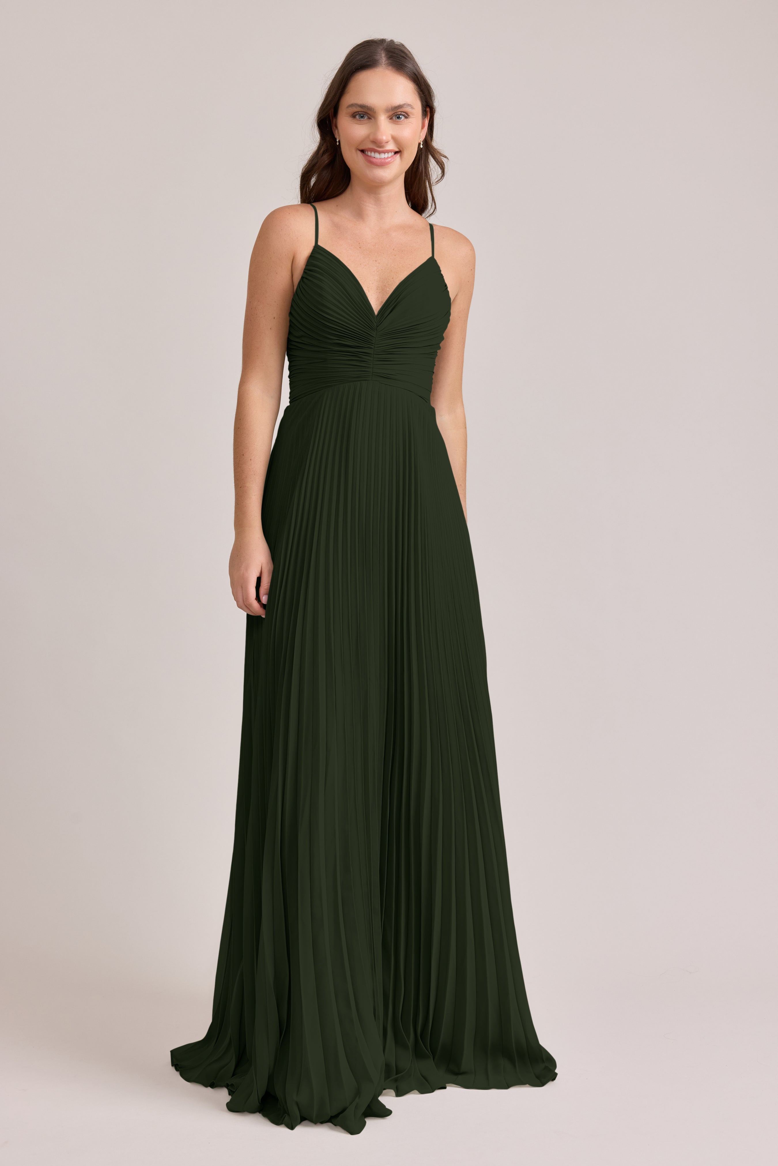Vivian Chiffon Pleated Dress