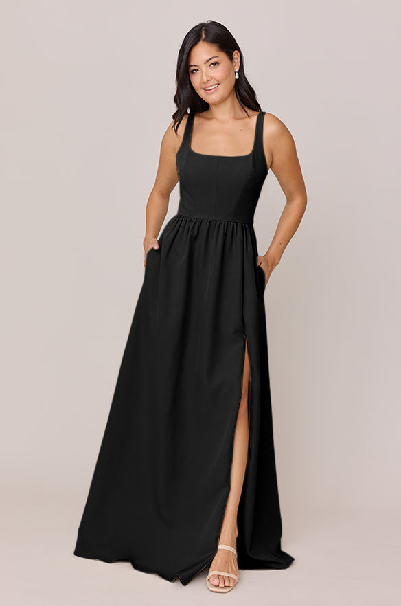 Whitney Crepe Dress | Made To Order Light Blue Whitney Crepe Dress | Made To Order Light Blue