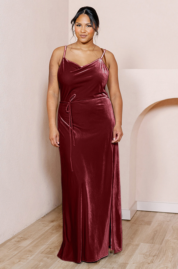 Sample Romantic Rose Zuri Velvet Dress Sample Romantic Rose Zuri Velvet Dress