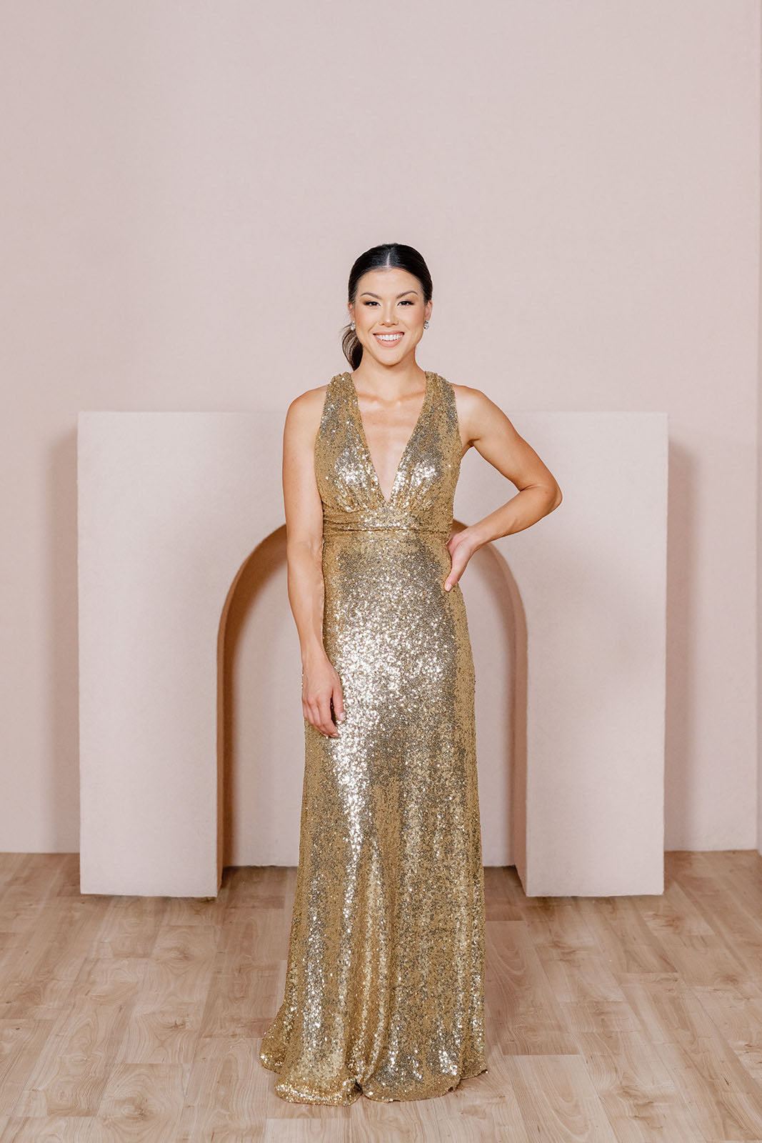 Online Revelry Reese Sequin Bridesmaid Dress