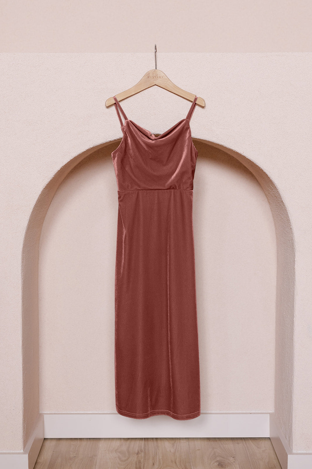 jr bridesmaid dress velvet Juniors Rory Velvet Dress main image 1