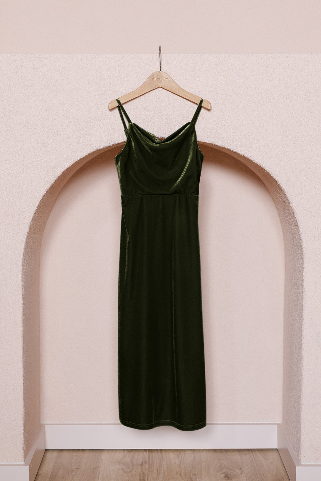 Juniors Skye Velvet Dress | Made To Order Olive Juniors Skye Velvet Dress | Made To Order Olive