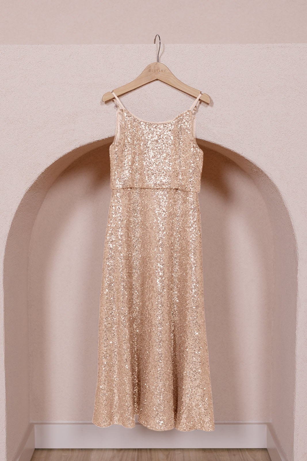 Juniors Hazel Sequin Dress | Made To Order Rose Gold Juniors Hazel Sequin Dress | Made To Order Rose Gold