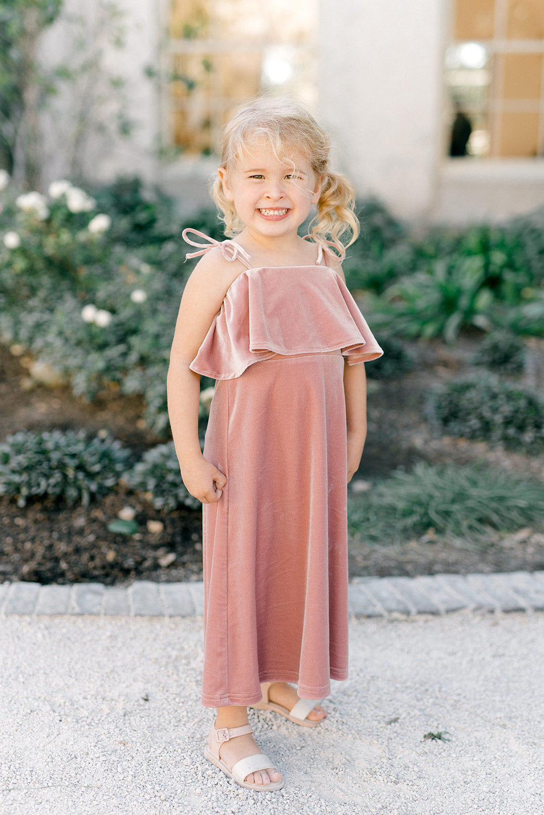 Kids Riley Convertible Velvet Dress