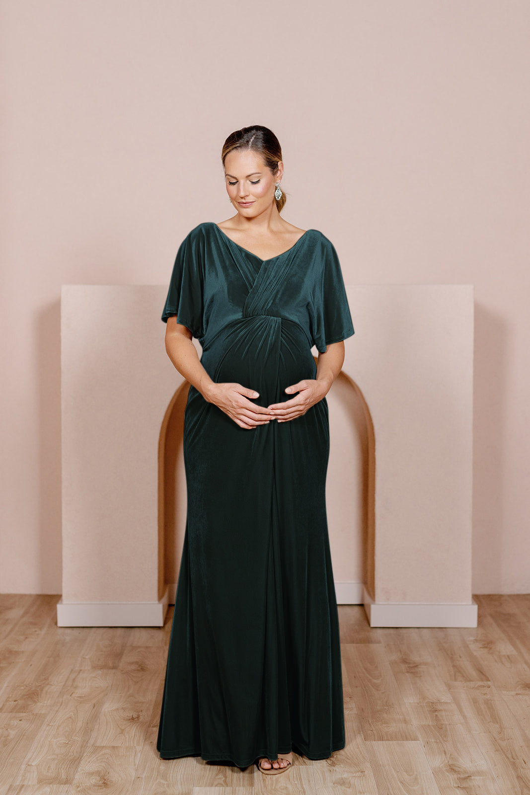 Maternity Gwen Satin Dress | Made To Order