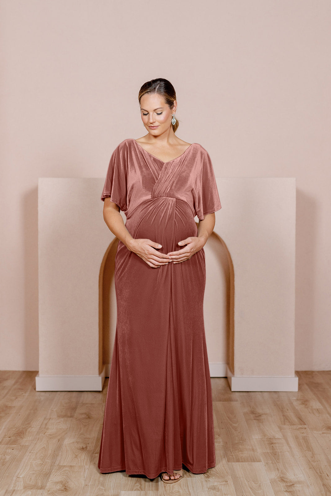 Maternity Gwen Velvet Dress Maternity Gwen Velvet Dress