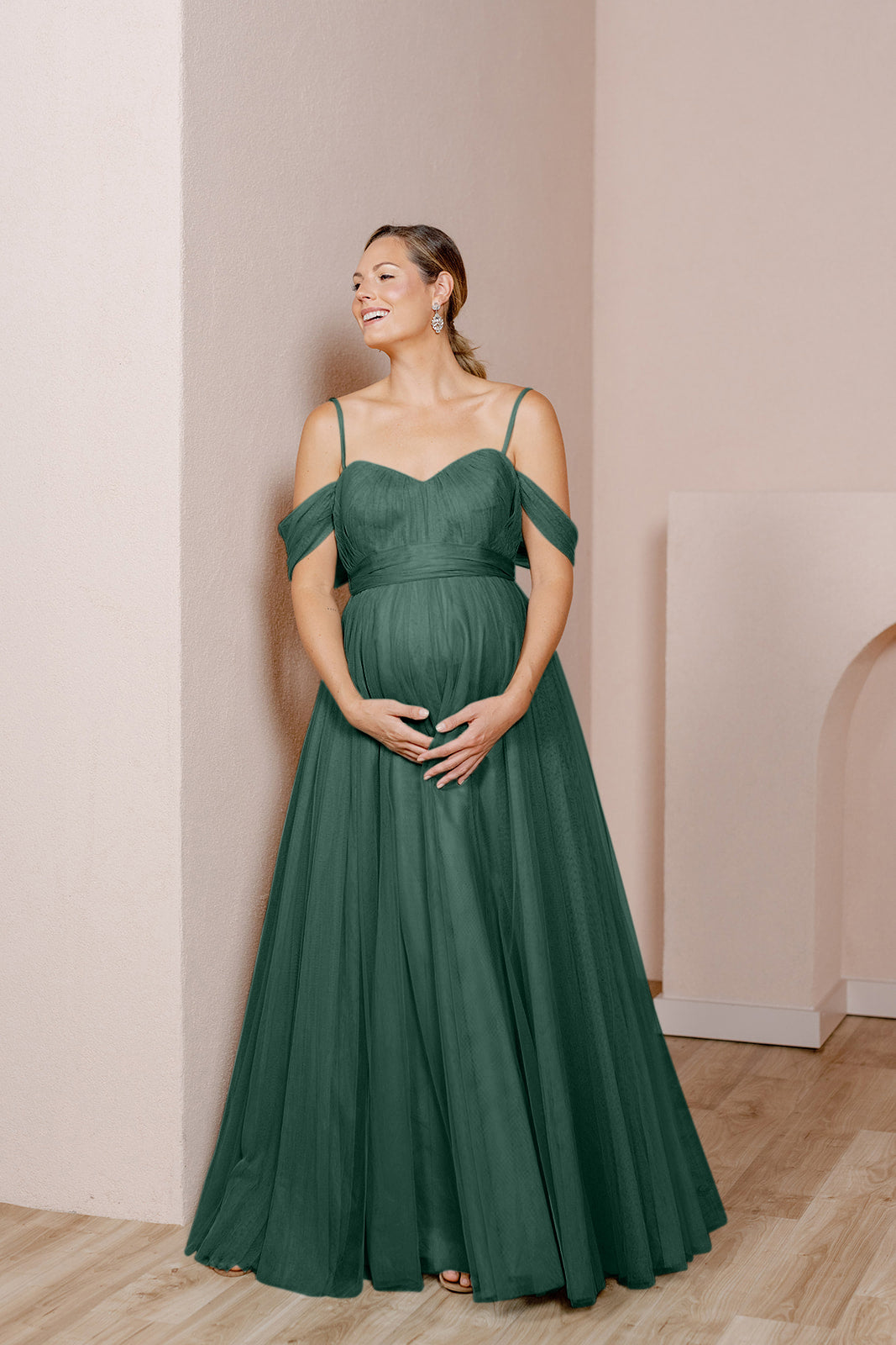 Maternity Rosalie Tulle Convertible Dress
