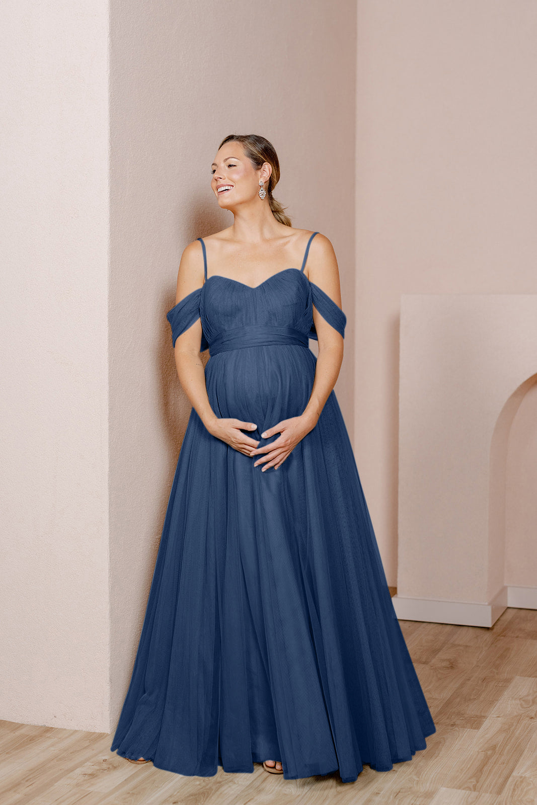 Maternity Rosalie Tulle Convertible Dress