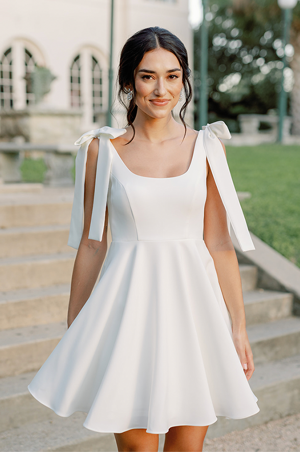 White sales pearl dress