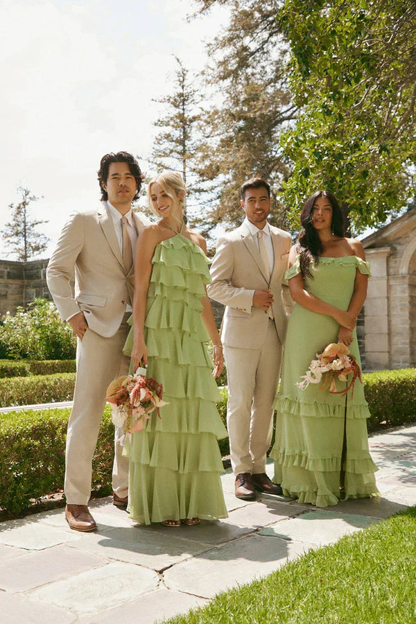 How to Coordinate Bridesmaid Dresses and Groomsmen Suits: 8 Combinations That Work