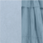 French Blue Satin / French Blue Tulle