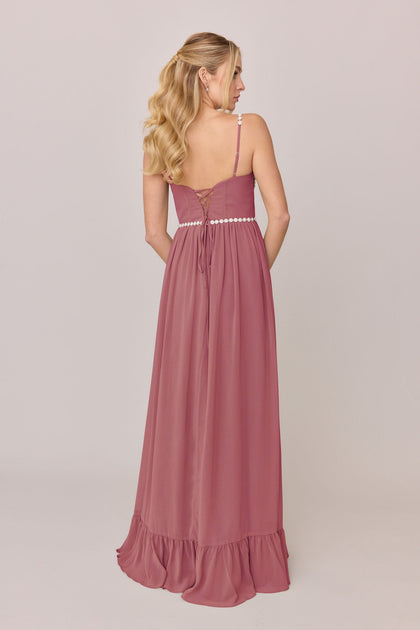 Shylah Luxe Chiffon Dress | Made To Order | Rosewood