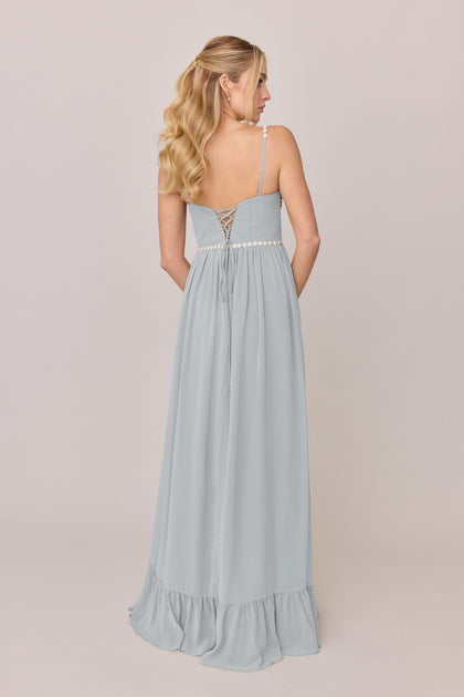 Shylah Luxe Chiffon Dress | Made To Order | Sky Blue