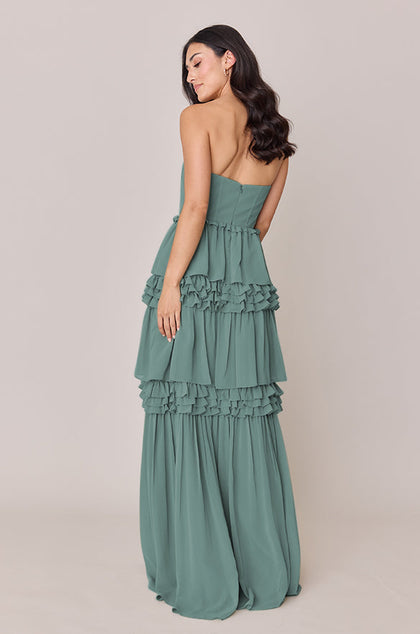 Adeline Chiffon Dress | Made To Order | Rosemary
