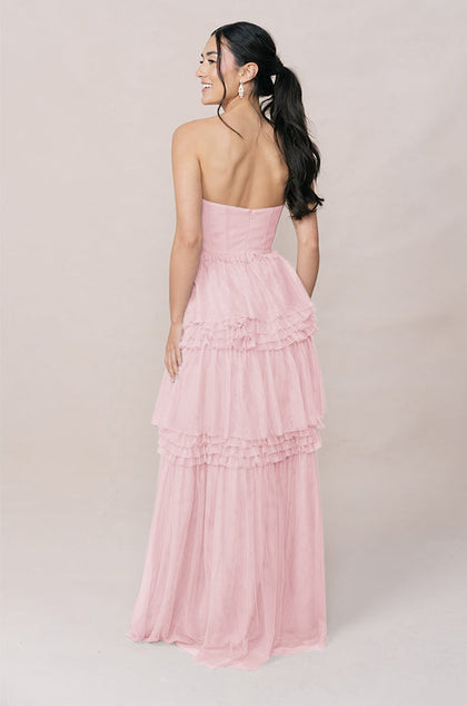 Adeline Tulle Dress | Made To Order | Baby Pink