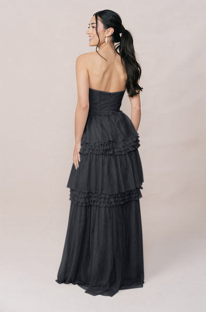Adeline Tulle Dress | Made To Order | Black