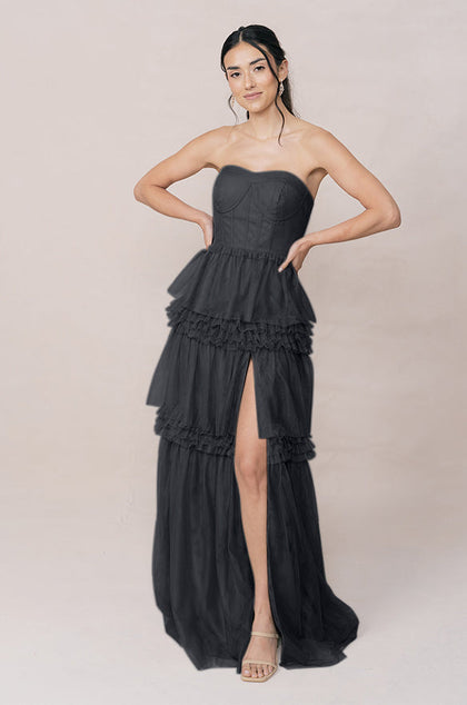 Adeline Tulle Dress | Made To Order | Black