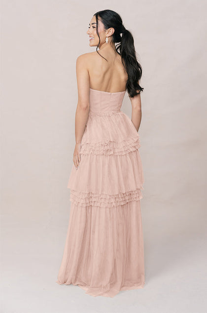 Adeline Tulle Dress | Made To Order | Blush