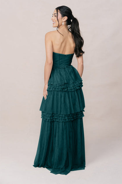 Adeline Tulle Dress | Made To Order | Classic Emerald