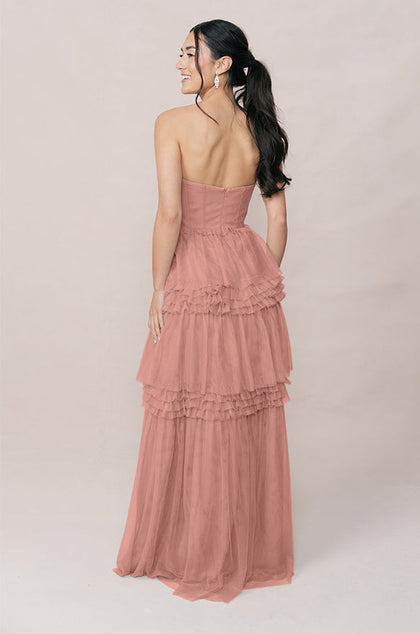 Adeline Tulle Dress | Made To Order | Desert Rose