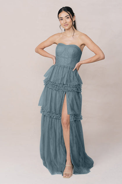 Adeline Tulle Dress | Made To Order | Eucalyptus