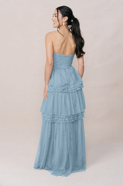 Adeline Tulle Dress | Made To Order | French Blue
