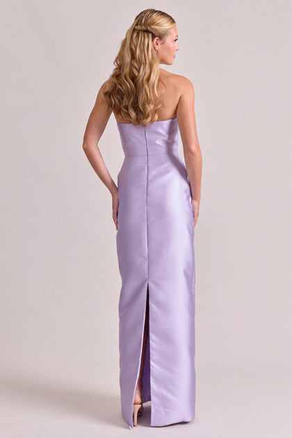 Adrienne Mikado Dress | Violet
