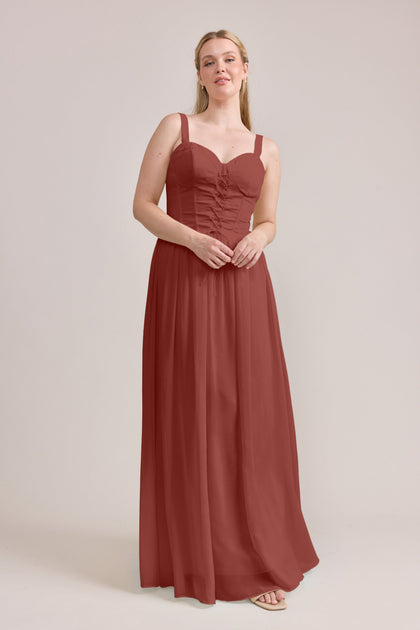 Alena Chiffon Dress | Made To Order | Cinnamon Rose