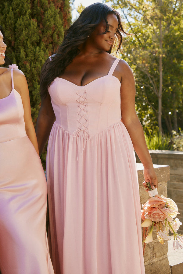 Model: Laken; Size: 18; Color: Perfect Pink