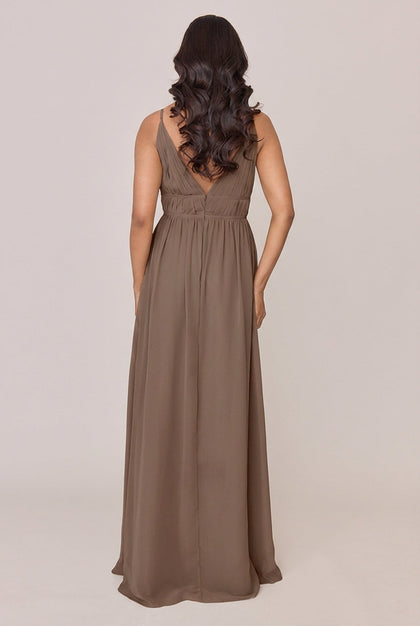 Alma Chiffon Dress | Made To Order | Truffle