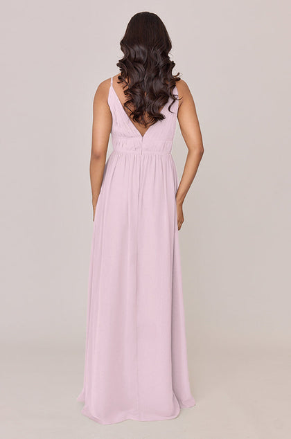 Alma Chiffon Dress | Made To Order | Baby Pink