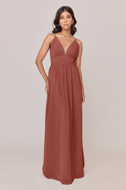 Alma Chiffon Dress | Made To Order | Cinnamon Rose