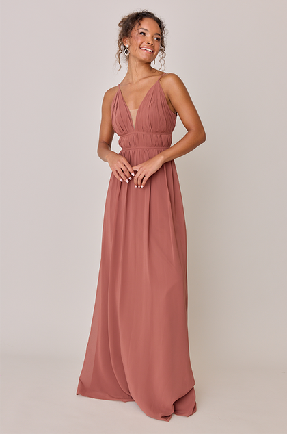 Model: Erica; Size: 4; Color: Cinnamon Rose