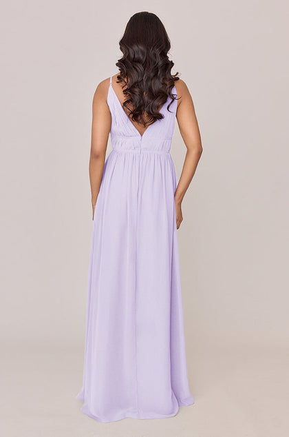 Alma Chiffon Dress | Made To Order | Light Lavender